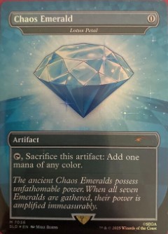 Lotus Petal - Chaos Emerald Secret Lair Drop - Sonic